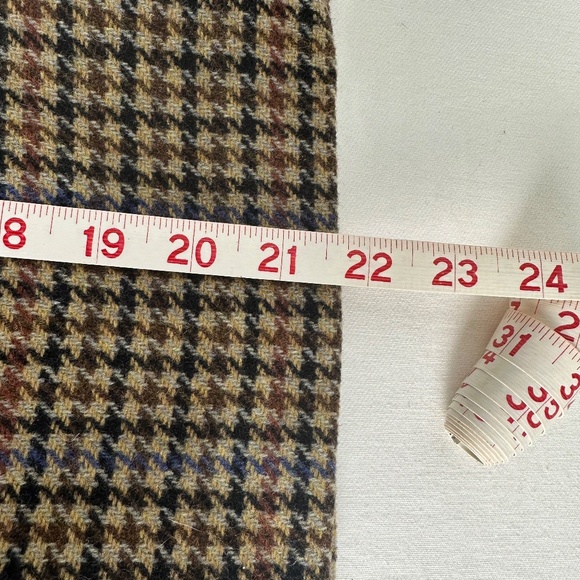 J. Crew Houndstooth Skirt in Brown and Black - Picture 6 of 6